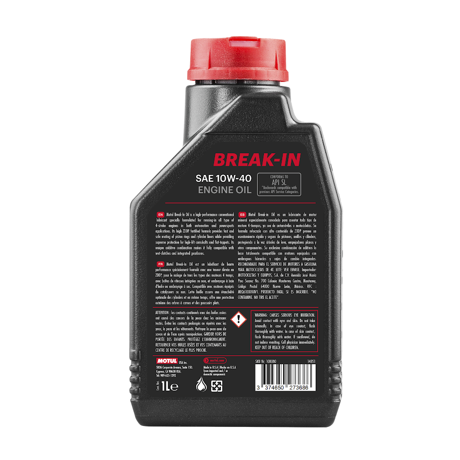 Break In Oil 10W40